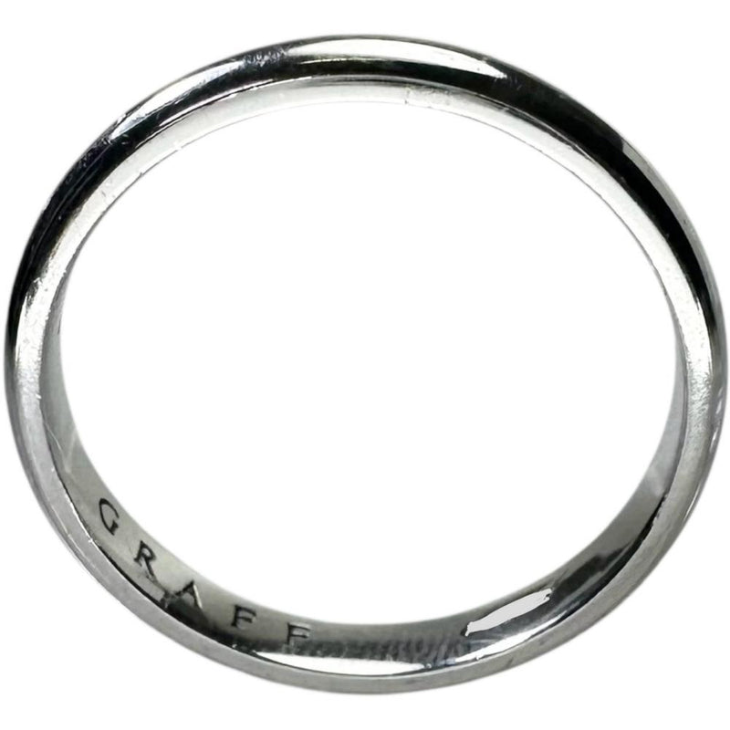 16号【GRAFF/グラフ】 甲丸リング リング・指輪 K18WGホワイトゴールド 18金 3.9g レディース 【中古】【真子質店】【GD】 【MoTMi】