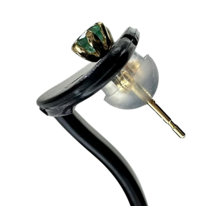 エメラルド 0.10/0.10ct ピアス K18ゴールド 18金 0.4g レディース 【中古】【真子質店】【NN】 【KK】