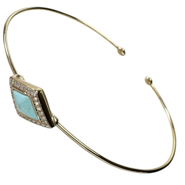 バングル トルコ石 0.42ct ダイヤモンド 0.08ct ブレスレット K18PGピンクゴールド 18金 3.2g 17cmcm レディース
【中古】【真子質店】【NN】




【DDx】