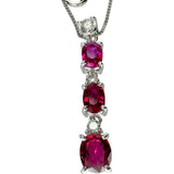 ルビー（3石） 1.60ct ダイヤモンド 0.21ct ネックレス Pt900プラチナ/Pt850プラチナ 4.9g 45cm レディース
【中古】【真子質店】【NN】




【IIxx】