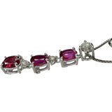 ルビー（3石） 1.60ct ダイヤモンド 0.21ct ネックレス Pt900プラチナ/Pt850プラチナ 4.9g 45cm レディース
【中古】【真子質店】【NN】




【IIxx】