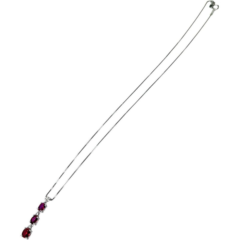 ルビー（3石） 1.60ct ダイヤモンド 0.21ct ネックレス Pt900プラチナ/Pt850プラチナ 4.9g 45cm レディース
【中古】【真子質店】【NN】




【IIxx】