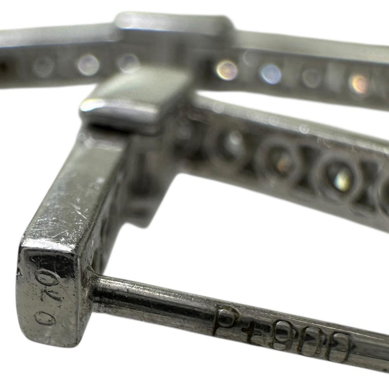 ダイヤモンド 0.70/0.70ct ピアス Pt900プラチナ/Pt850プラチナ 7.5(キャッチ込)g レディース 【中古】【真子質店】【NN】 【YYx】