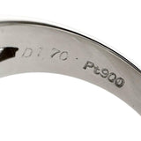14号 ルベライト（レッドトルマリン） 9.55ct ダイヤモンド 1.70ct リング・指輪 Pt900プラチナ 13720 14.7g レディース 【中古】【真子質店】【NN】 【MaMaMoMo】