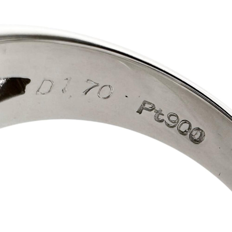 14号 ルベライト（レッドトルマリン） 9.55ct ダイヤモンド 1.70ct リング・指輪 Pt900プラチナ 13720 14.7g レディース 【中古】【真子質店】【NN】 【MaMaMoMo】