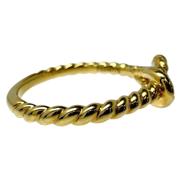 13号 ダイヤモンド 0.20/計0.02ct リング・指輪 K18ゴールド 18金 3.8g レディース 【中古】【真子質店】【NN】 【YIY】