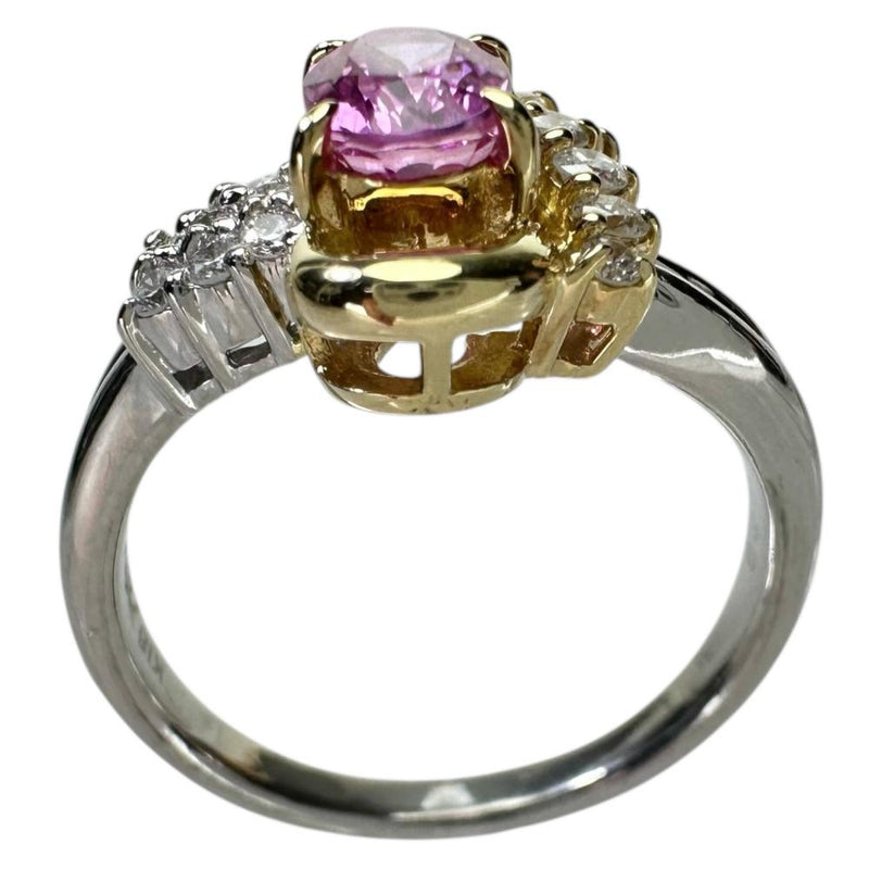 17号 ピンクサファイア 1.10ct ダイヤモンド 0.29ct リング・指輪 Pt900プラチナ/K18ゴールド 18金 7.5g レディース
【中古】【真子質店】【NN】




【KKx】