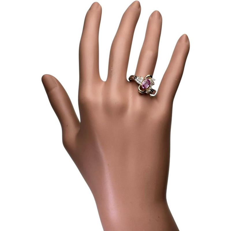 17号 ピンクサファイア 1.10ct ダイヤモンド 0.29ct リング・指輪 Pt900プラチナ/K18ゴールド 18金 7.5g レディース
【中古】【真子質店】【NN】




【KKx】