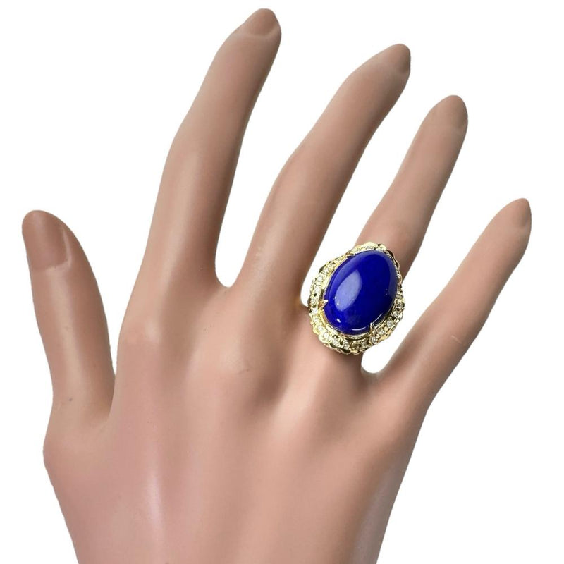 11.5号 ラピスラズリ ダイヤモンド 0.29ct リング・指輪 K18ゴールド 18金 11.1g レディース
【中古】【真子質店】【NN】




【IMaTx】