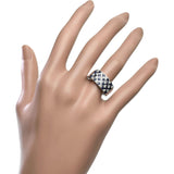 13.5号 サファイア 0.80ct ダイヤモンド 0.65ct リング・指輪 K18WGホワイトゴールド 18金 8.4g レディース 【中古】【真子質店】【NN】 【ITDMa】