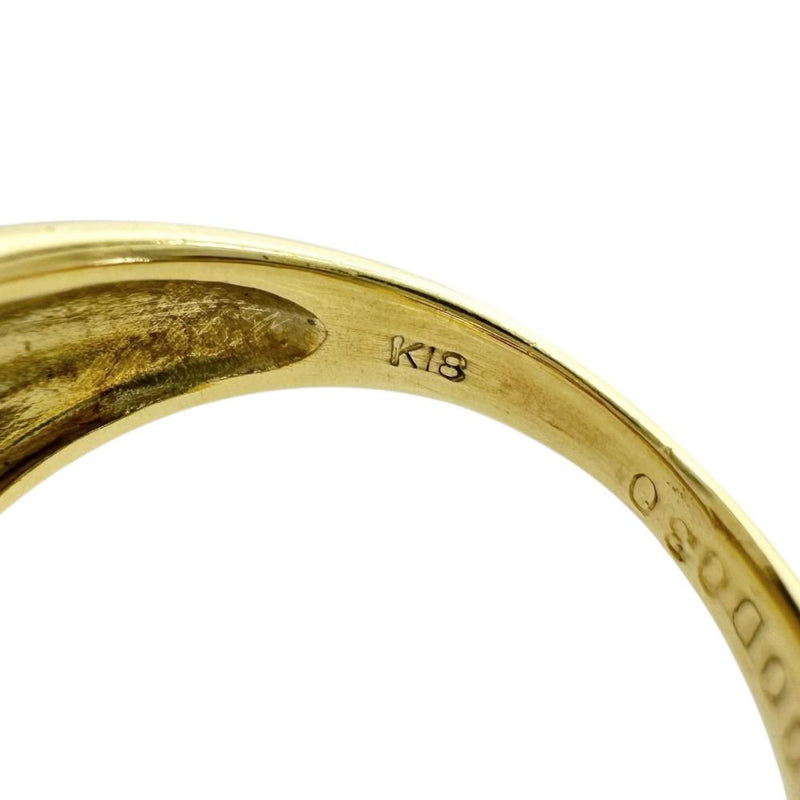 9.5号 ルビー 計2.00ct ダイヤモンド 計0.30ct リング・指輪 K18ゴールド 18金 5.3g レディース 【中古】【真子質店】【NN】 【KTY】