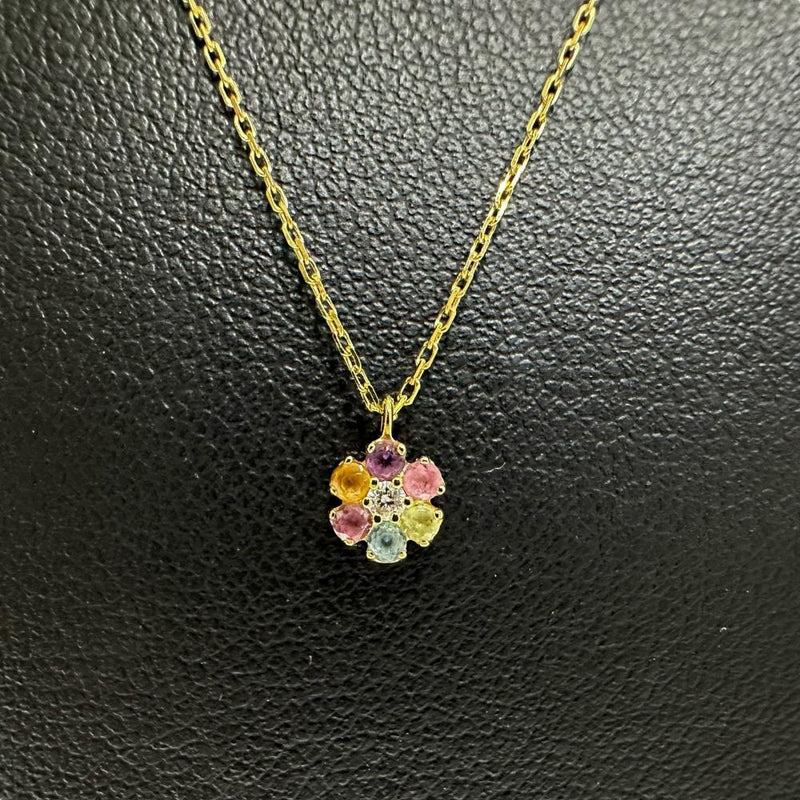 【Ponte Vecchio/ポンテヴェキオ】 ダイヤモンド 計0.13ct マルチカラーストーン ネックレス K18ゴールド 18金 1.6g 40cm レディース
【中古】【真子質店】【NN】




【TYD】