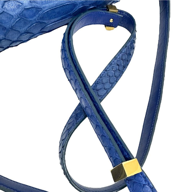 【CELINE/セリーヌ】 クラシックボックス ミディアム ショルダーバッグ パイソン/レザー ブルー（ネイビー） レディース【中古】【真子質店】【BL】




【IDxx】