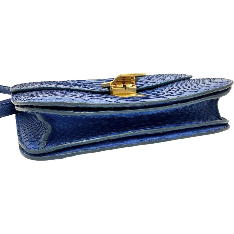 【CELINE/セリーヌ】 クラシックボックス ミディアム ショルダーバッグ パイソン/レザー ブルー（ネイビー） レディース【中古】【真子質店】【BL】




【IDxx】