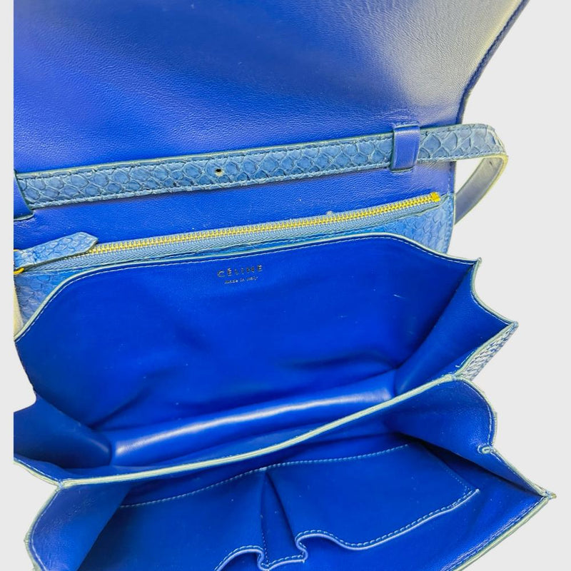 【CELINE/セリーヌ】 クラシックボックス ミディアム ショルダーバッグ パイソン/レザー ブルー（ネイビー） レディース【中古】【真子質店】【BL】




【IDxx】