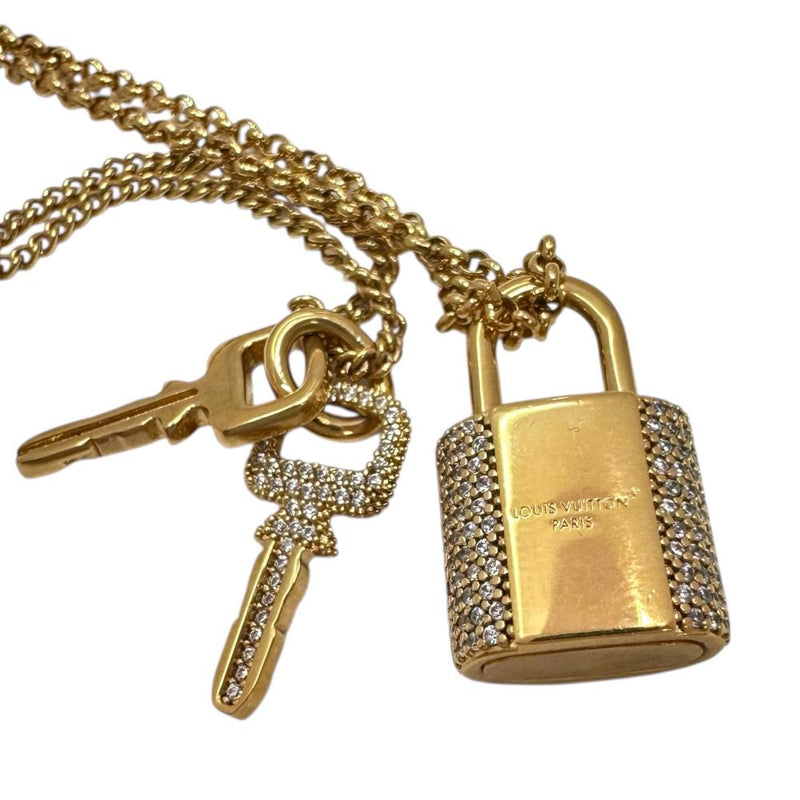 【LOUIS VUITTON/ルイ・ヴィトン】 LV パドロック ネックレス GP/ラインストーン 18.5g 57.5cm M01593 レディース
【中古】【真子質店】【GD】




【Kxx】
