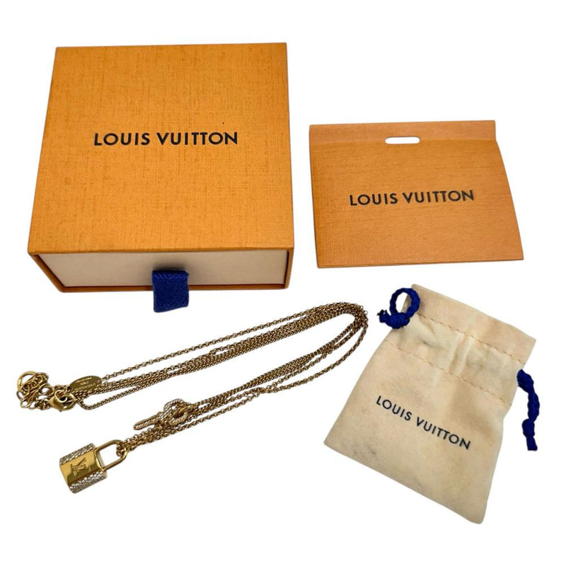 【LOUIS VUITTON/ルイ・ヴィトン】 LV パドロック ネックレス GP/ラインストーン 18.5g 57.5cm M01593 レディース
【中古】【真子質店】【GD】




【Kxx】