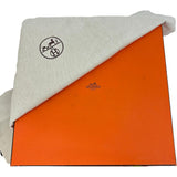 【HERMES/エルメス】 ガーデンパーティPM ハンドバッグ □H刻印（2004年） キャンバス/レザー グレーキャンバス/ブラックレザー レディース【中古】【真子質店】【BL】 【ITTI】