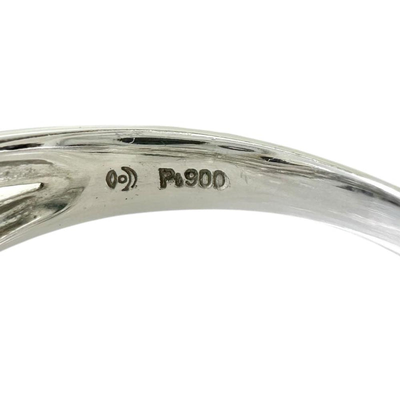 17号【TASAKI/タサキ】 白蝶真珠（オーロラフェニックス）12.1mm ダイヤモンド 0.28ct リング・指輪 Pt900プラチナ 9.5g レディース
【中古】【真子質店】【NN】




【KST】
