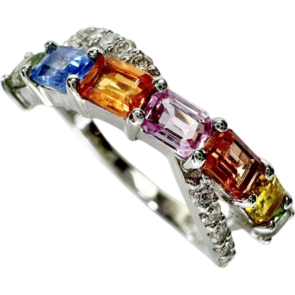 13号 マルチカラーサファイア 1.73ct ダイヤモンド 0.25ct リング・指輪 Pt900プラチナ 4.6g レディース
【中古】【真子質店】【NN】




【YYx】