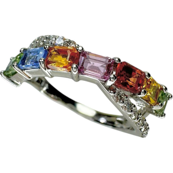 13号 マルチカラーサファイア 1.81ct ダイヤモンド 0.25ct リング・指輪 Pt900プラチナ 4.6g レディース
【中古】【真子質店】【NN】




【YYx】