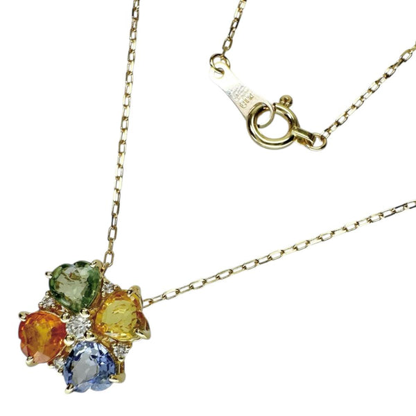 マルチカラーサファイア 1.22ct ダイヤモンド 0.05ct ネックレス K18ゴールド 18金 1.8g 40cm レディース
【中古】【真子質店】【NN】




【MaYMa】