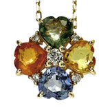 マルチカラーサファイア 1.22ct ダイヤモンド 0.05ct ネックレス K18ゴールド 18金 1.8g 40cm レディース
【中古】【真子質店】【NN】




【MaYMa】
