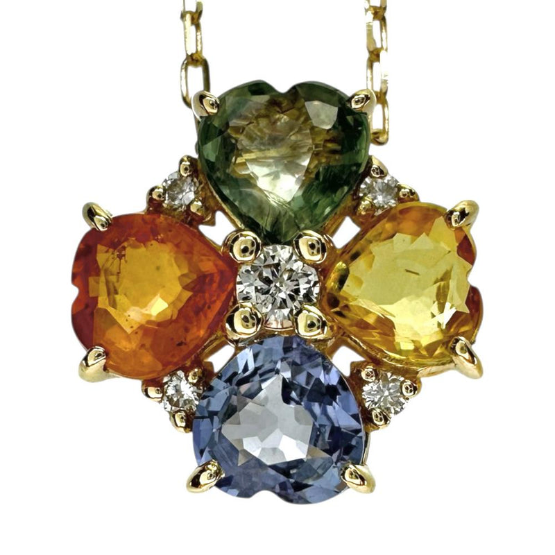 マルチカラーサファイア 1.22ct ダイヤモンド 0.05ct ネックレス K18ゴールド 18金 1.8g 40cm レディース
【中古】【真子質店】【NN】




【MaYMa】