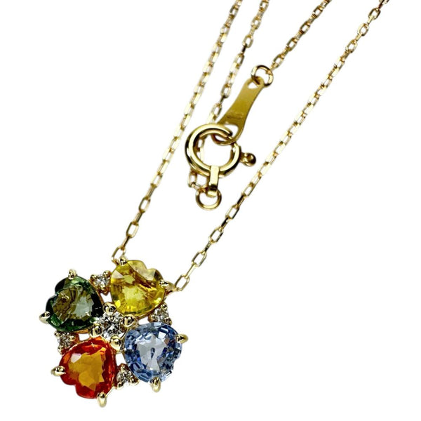 マルチカラーサファイア 1.18ct ダイヤモンド 0.05ct ネックレス K18ゴールド 18金 1.8g 40cm レディース
【中古】【真子質店】【NN】




【MaYMa】