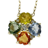 マルチカラーサファイア 1.18ct ダイヤモンド 0.05ct ネックレス K18ゴールド 18金 1.8g 40cm レディース
【中古】【真子質店】【NN】




【MaYMa】