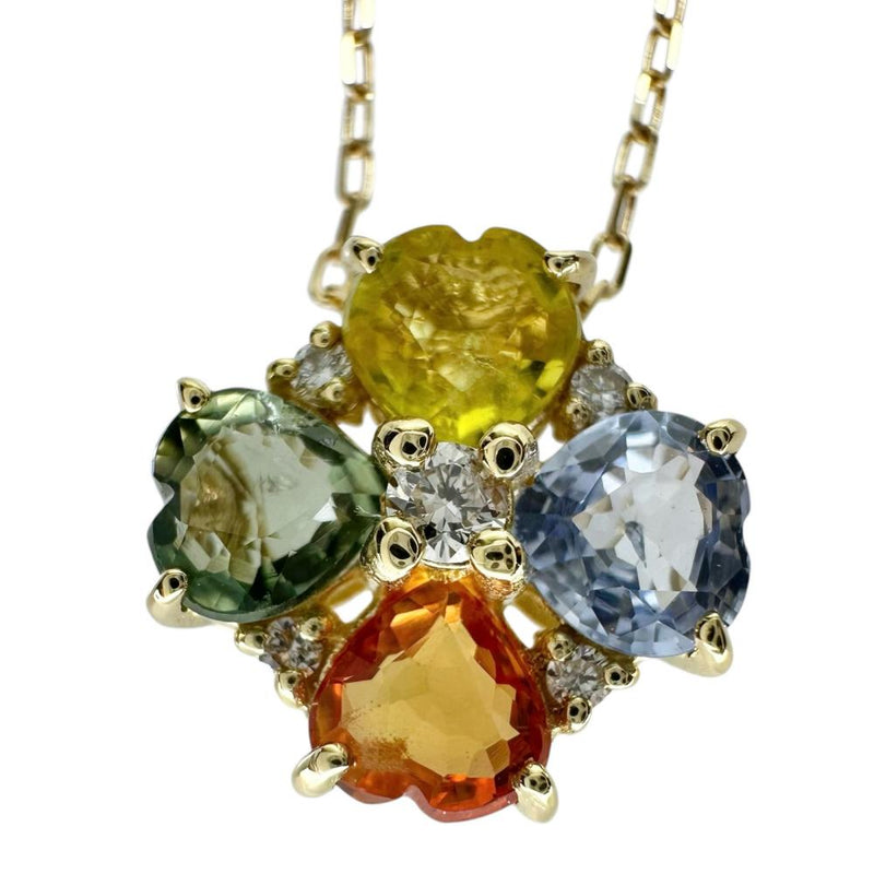 マルチカラーサファイア 1.18ct ダイヤモンド 0.05ct ネックレス K18ゴールド 18金 1.8g 40cm レディース
【中古】【真子質店】【NN】




【MaYMa】