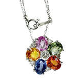 マルチカラーサファイア 2.08ct ダイヤモンド 0.25ct ネックレス Pt900プラチナ/Pt850プラチナ 3.0g 40cm レディース
【中古】【真子質店】【NN】




【MoMiMa】