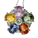 マルチカラーサファイア 2.08ct ダイヤモンド 0.25ct ネックレス Pt900プラチナ/Pt850プラチナ 3.0g 40cm レディース
【中古】【真子質店】【NN】




【MoMiMa】