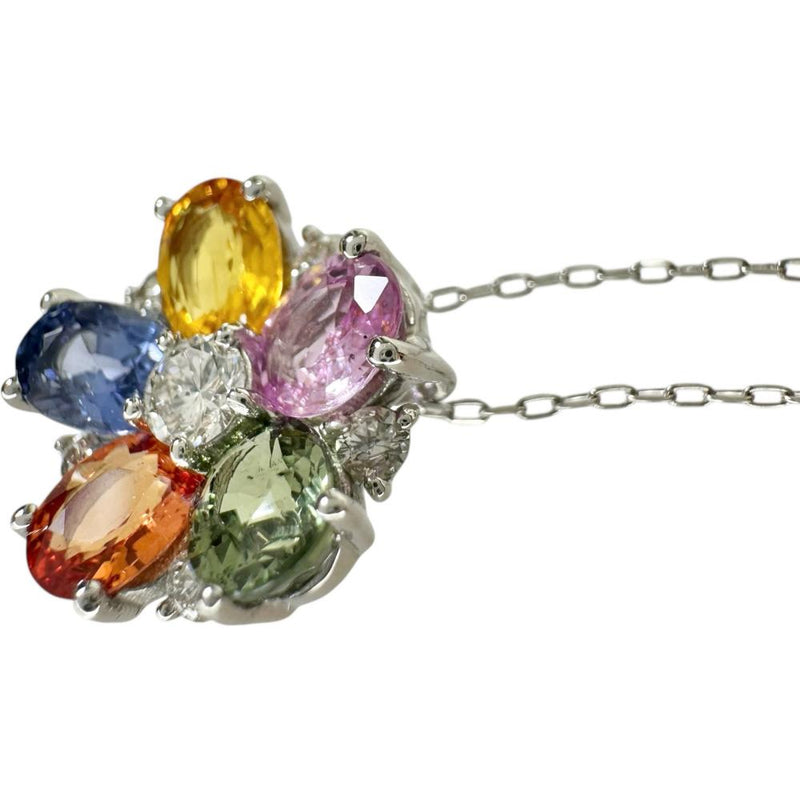 マルチカラーサファイア 2.08ct ダイヤモンド 0.25ct ネックレス Pt900プラチナ/Pt850プラチナ 3.0g 40cm レディース
【中古】【真子質店】【NN】




【MoMiMa】