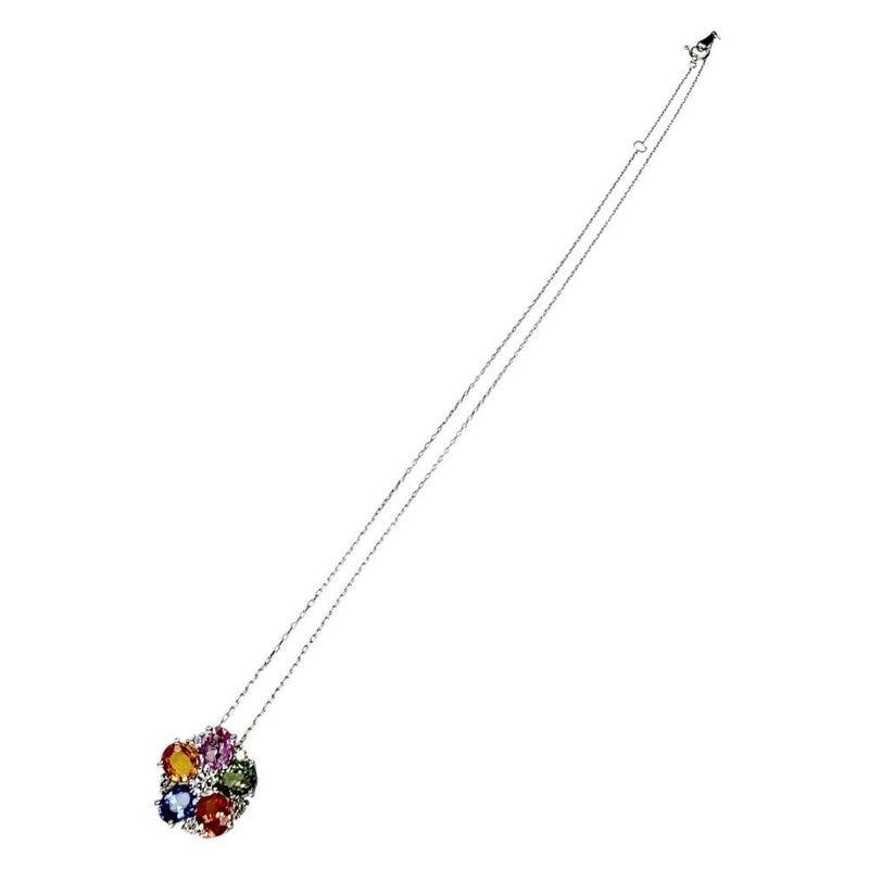マルチカラーサファイア 2.08ct ダイヤモンド 0.25ct ネックレス Pt900プラチナ/Pt850プラチナ 3.0g 40cm レディース
【中古】【真子質店】【NN】




【MoMiMa】