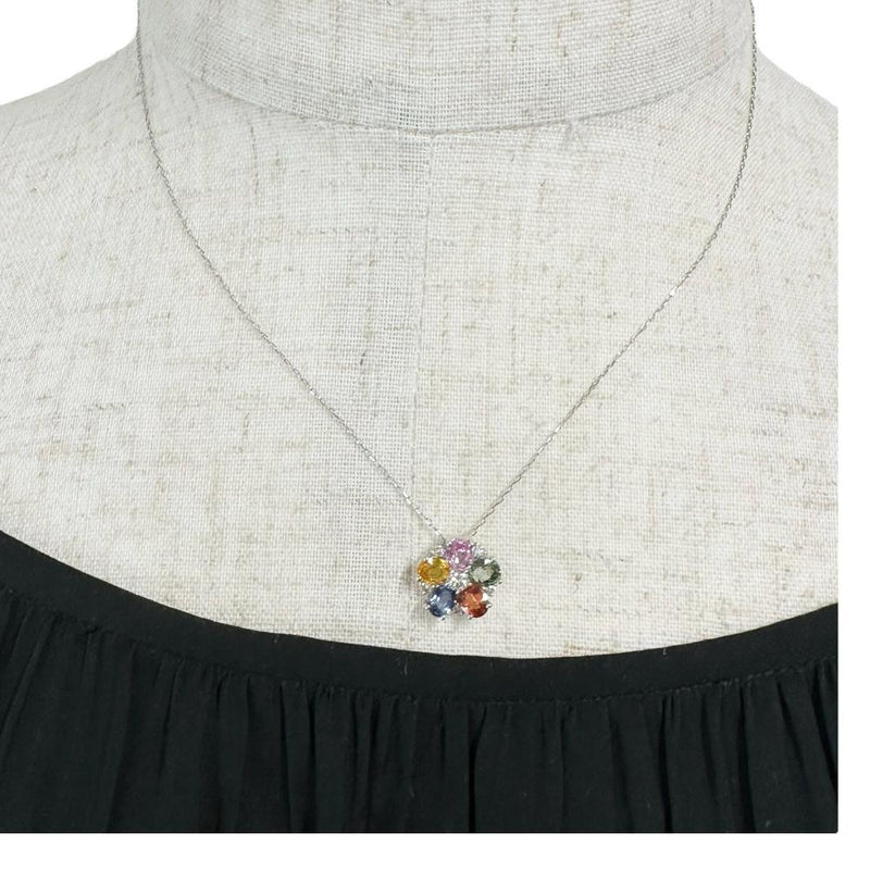 マルチカラーサファイア 2.08ct ダイヤモンド 0.25ct ネックレス Pt900プラチナ/Pt850プラチナ 3.0g 40cm レディース
【中古】【真子質店】【NN】




【MoMiMa】
