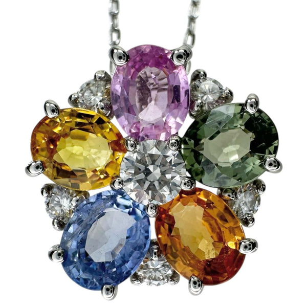 マルチカラーサファイア 1.86ct ダイヤモンド 0.25ct ネックレス Pt900プラチナ/Pt850プラチナ 3.0g 40cm レディース
【中古】【真子質店】【NN】




【MoMiMa】