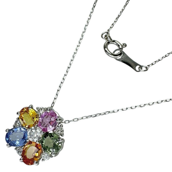 マルチカラーサファイア 1.86ct ダイヤモンド 0.25ct ネックレス Pt900プラチナ/Pt850プラチナ 3.0g 40cm レディース
【中古】【真子質店】【NN】




【MoMiMa】