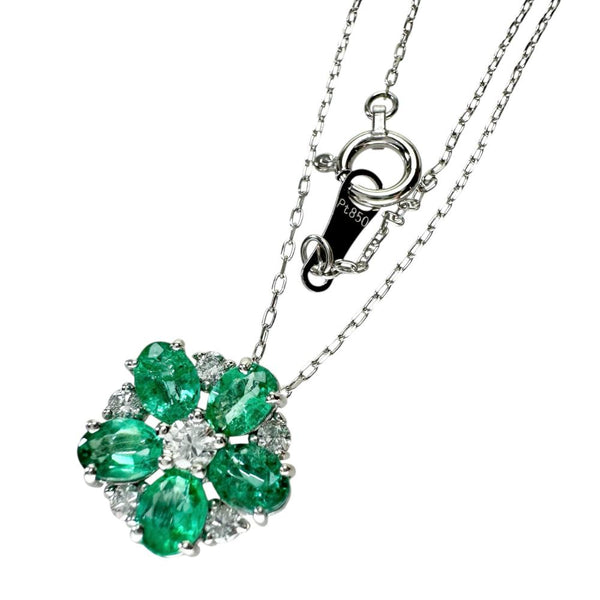 エメラルド 0.75ct ダイヤモンド 0.15ct ネックレス Pt900プラチナ/Pt850プラチナ 2.1g 40cm レディース
【中古】【真子質店】【NN】




【MaMiMo】