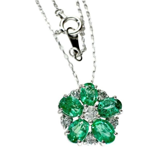 エメラルド 0.75ct ダイヤモンド 0.15ct ネックレス Pt900プラチナ/Pt850プラチナ 2.1g 40cm レディース
【中古】【真子質店】【NN】




【MaMiMo】