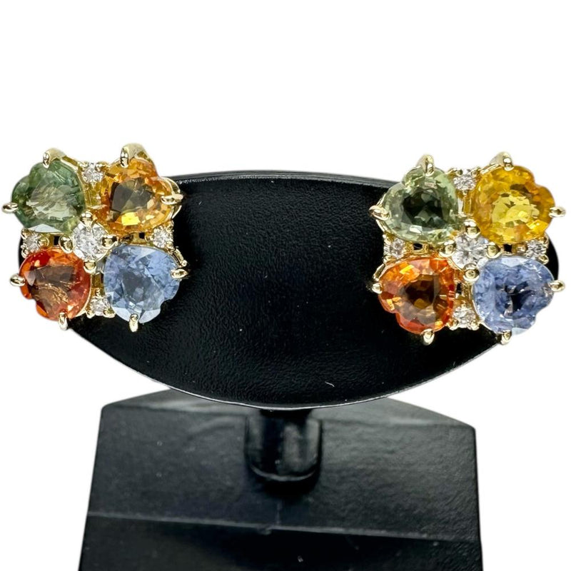 マルチカラーサファイア 計1.18/計1.25ct ダイヤモンド 計0.05×2ct ピアス K18ゴールド 18金 2.4g レディース
【中古】【真子質店】【NN】




【MoKT】