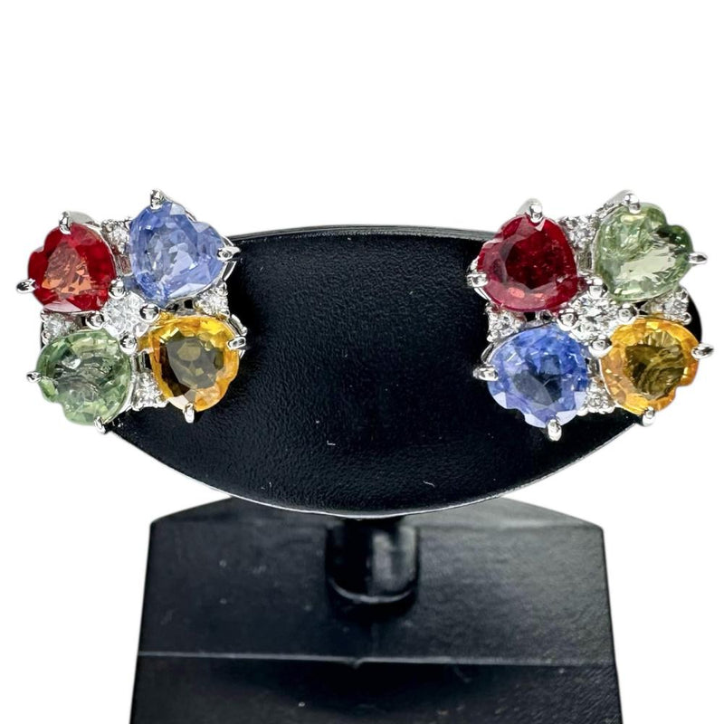 マルチカラーサファイア 計1.27×2ct ダイヤモンド 計0.05×2ct ピアス Pt900プラチナ 3.2g レディース
【中古】【真子質店】【NN】




【DSMo】