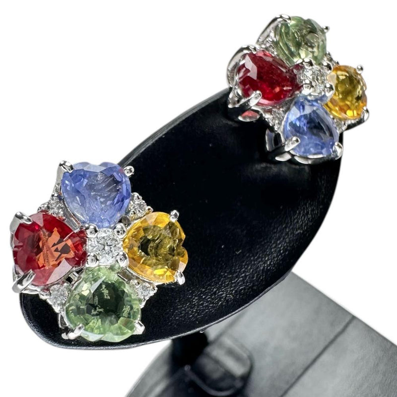 マルチカラーサファイア 計1.27×2ct ダイヤモンド 計0.05×2ct ピアス Pt900プラチナ 3.2g レディース
【中古】【真子質店】【NN】




【DSMo】