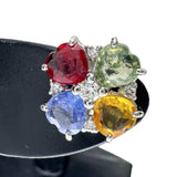 マルチカラーサファイア 計1.27×2ct ダイヤモンド 計0.05×2ct ピアス Pt900プラチナ 3.2g レディース
【中古】【真子質店】【NN】




【DSMo】