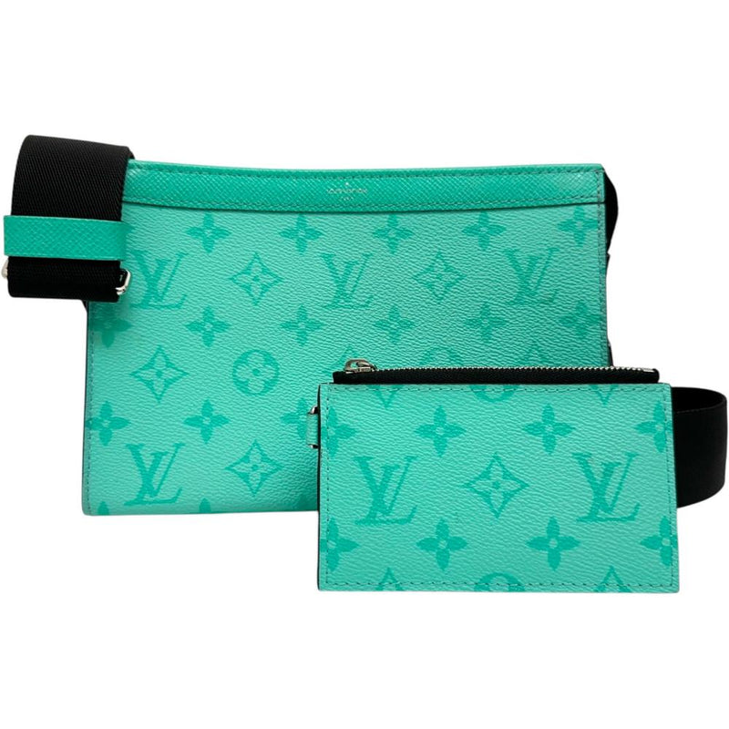 【LOUIS VUITTON/ルイ・ヴィトン】 ガストン タイガラマ M30934 ウェアラブルウォレット ショルダーバッグ レザー グリーンレザー（マイアミグリーン） レディース【中古】【真子質店】【BL】




【IKxx】