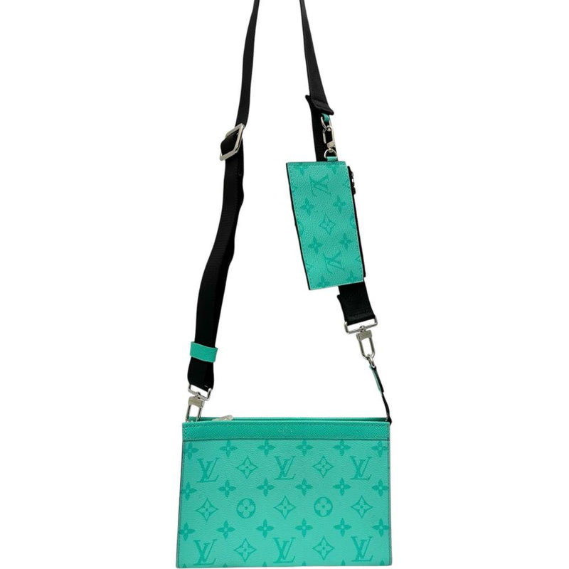【LOUIS VUITTON/ルイ・ヴィトン】 ガストン タイガラマ M30934 ウェアラブルウォレット ショルダーバッグ レザー グリーンレザー（マイアミグリーン） レディース【中古】【真子質店】【BL】




【IKxx】