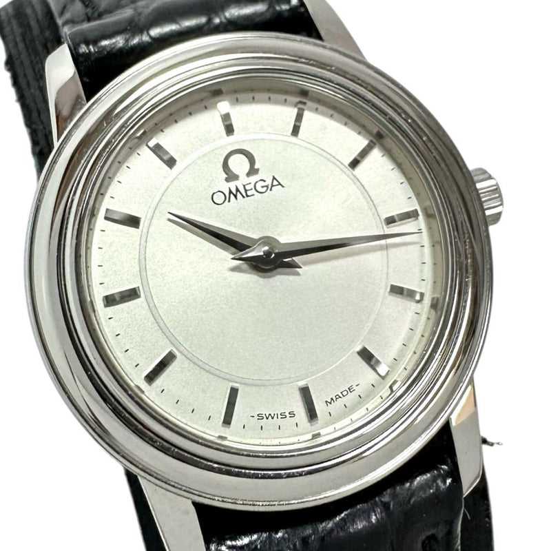 【OMEGA/オメガ】 デビル プレステージ 4870.31.01  腕時計 ステンレススチール/レザー クオーツ シルバー文字盤/黒革ベルト レディース
【中古】【真子質店】【GD】




【MaMix】