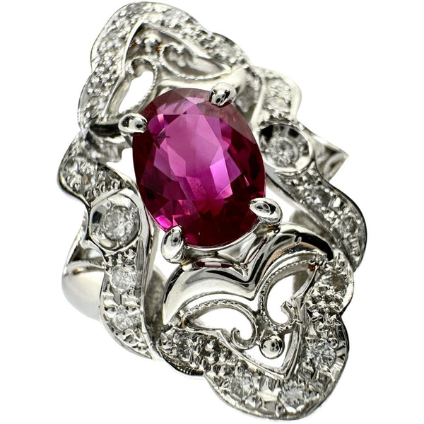 11.5号 ミャンマー産ピジョンブラッドルビー 1.23ct ダイヤモンド 0.20ct リング・指輪 Pt900プラチナ 9.0g レディース
【中古】【真子質店】【NN】




【TTxx】