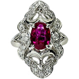 11.5号 ミャンマー産ピジョンブラッドルビー 1.23ct ダイヤモンド 0.20ct リング・指輪 Pt900プラチナ 9.0g レディース
【中古】【真子質店】【NN】




【TTxx】
