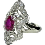 11.5号 ミャンマー産ピジョンブラッドルビー 1.23ct ダイヤモンド 0.20ct リング・指輪 Pt900プラチナ 9.0g レディース
【中古】【真子質店】【NN】




【TTxx】
